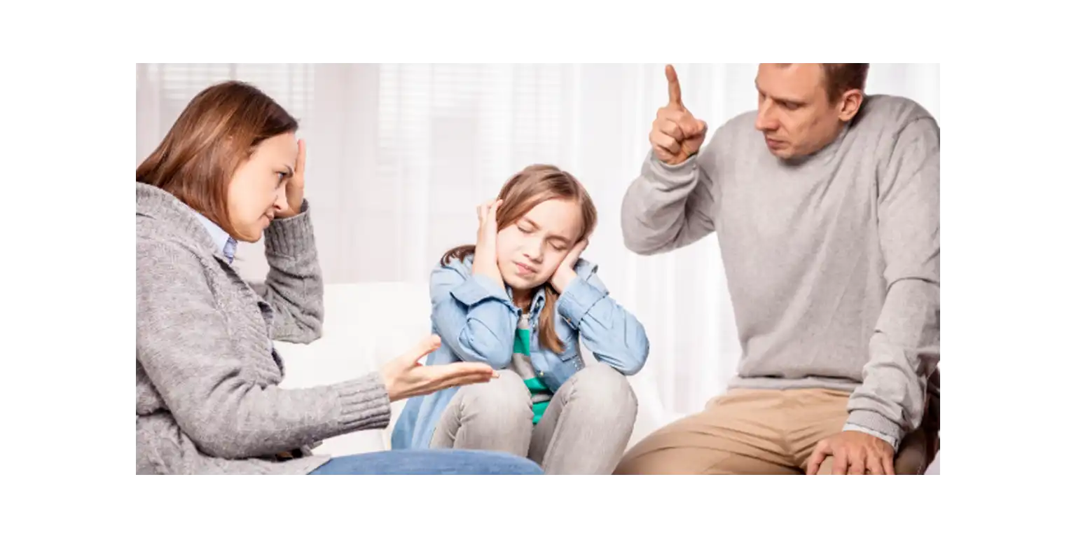 a teenager and his parents arguing