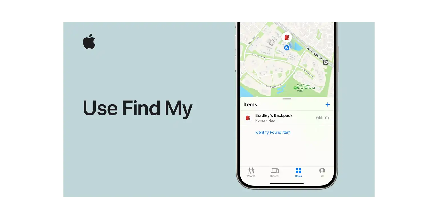 screenshot of the Find My iPhone main page