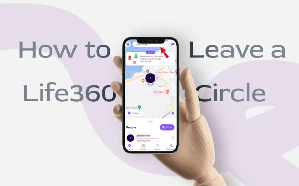 screenshot of the life360 circles settings with an option 'edit name and photo'