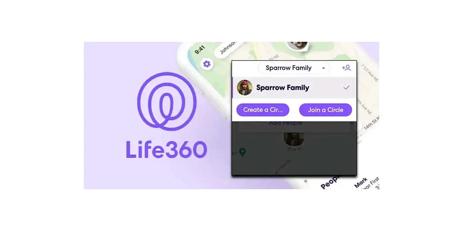 screenshot of Life 360 Circles